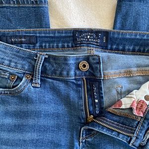 Lucky brand jeans. Lolita skinny’s. Light blue denim. Size 6